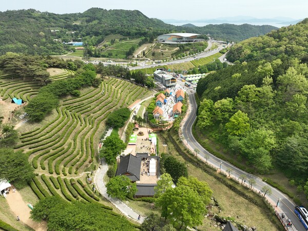 한국차문화공원 행사장 전경 / 사진 = 보성군