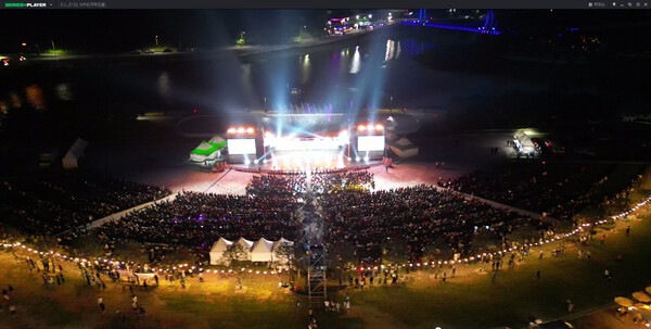 지난해 황룡강 길동무 꽃길축제 뮤직페스티벌 현장/ 사진 = 장성군