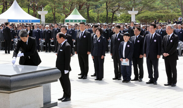 강기정 시장, 518기념식 참석 / 사진=광주광역시
