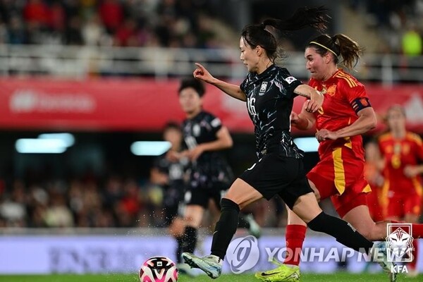 질주하는 장슬기 / 사진=연합뉴스