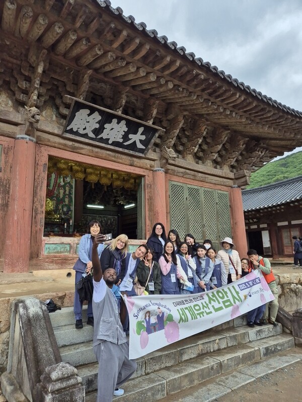 외국인 유학생 대상 다국어로 만나는 세계유산 1박 2일 템플스테이 / 사진=순천시