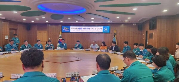 여름철 자연재난 대비 유관기관 합동 점검회의 / 사진=화순군