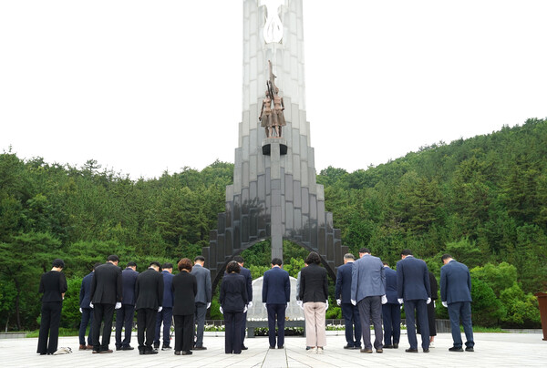 목포시, 제70회 현충일 추념식 거행 / 사진=목포시