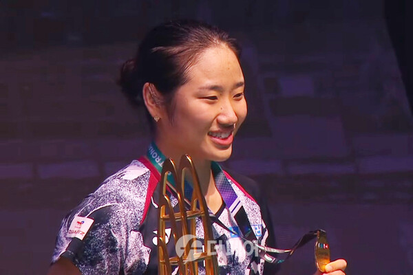 사진 2024 말레이시아오픈 여자단식 우승을 차지한 안세영
