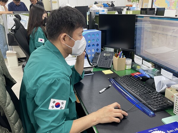 어룡동 금타 화재 피해 유선상담 / 사진 = 광주광역시 광산구