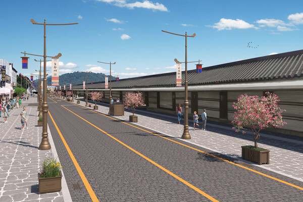 광한서로 안전한 보행환경 조성사업 본격 추진(투시도) / 사진 = 남원시