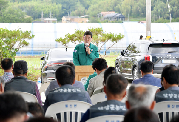 담양군농민회, ‘2025년 담양 통일쌀 모내기 행사’ 개최  / 사진 = 담양군