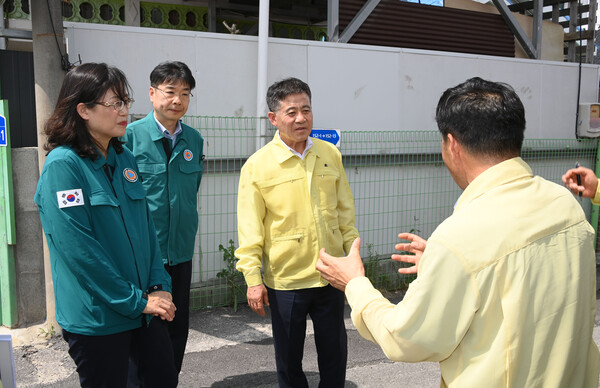 장마철침수위험지역합동점검 / 사진=김제시