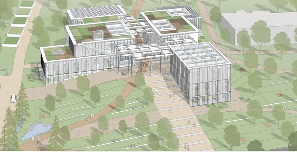 목재누리센터 조감도 / 사진 = 종합건축사사무소 창