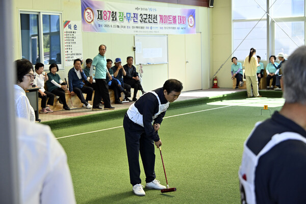 제87회 장무진 3군 친선 게이트볼 대회 / 사진 = 장수군