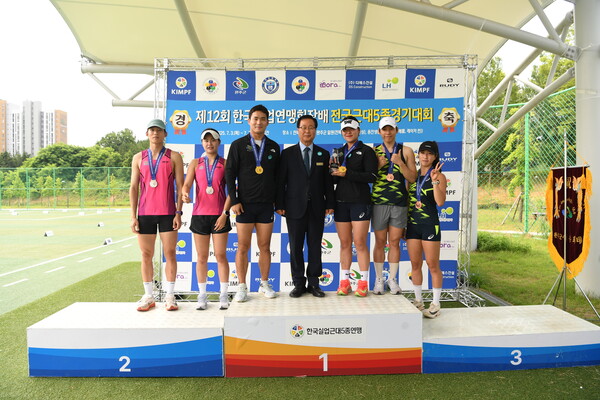 전국근대5종대회-완주군청 선수단 / 사진=완주군