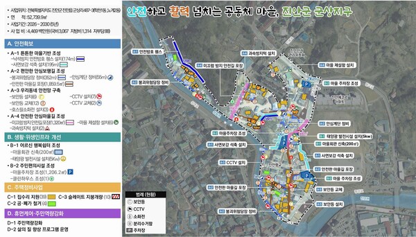 전북자치도, 도시 새뜰마을사업 8년 연속 선정...진안 군상지구 국비 31억 확보 ／ 사진 ＝ 전북특별자치도