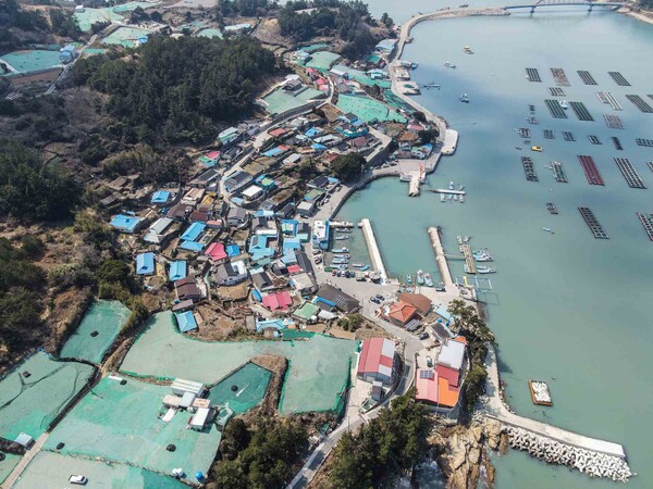 완도군, 농어촌 생활 여건 개조사업 선정(사업 대상지인 금일읍 소랑리 전경) / 사진 = 완도군