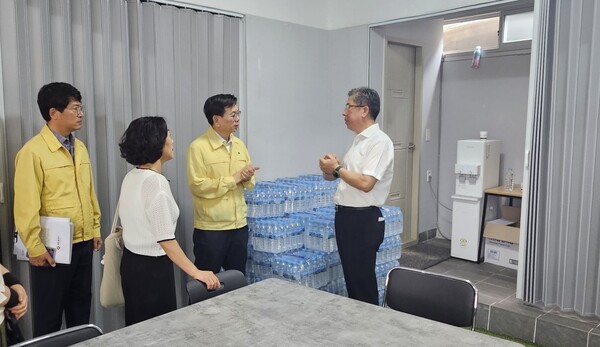 쪽방주민 밀집 지역 현장 점검 / 사진=광주광역시