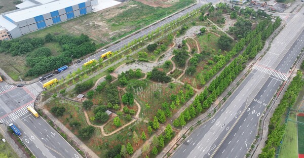 석문산단 도시숲 / 사진=당진시