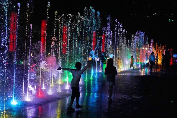 해남군민광장 음악분수 / 사진 = 해남군