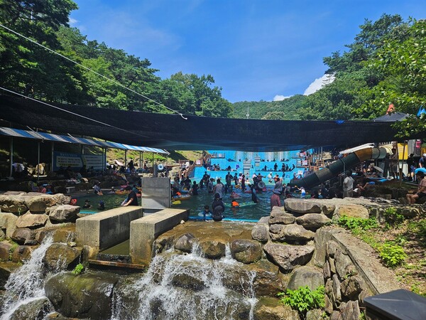 2024년 여름 금성산 생태물놀이장 운영 모습/ 사진 = 나주시