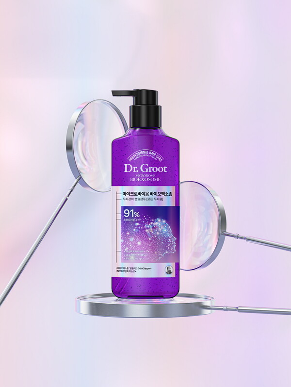 LG생활건강_보도사진_닥터그루트 마이크로바이옴 바이오엑소좀 탈모증상케어 샴푸 / 사진=LG생활건강