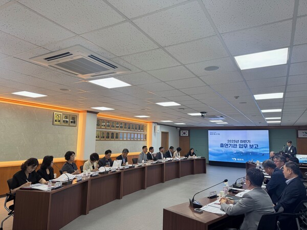 목포시, 2025년 하반기 출연기관 업무보고회 / 사진 = 목포시