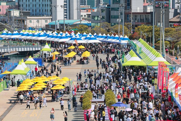 지난 5월 개최된 완도장보고수산물축제 현장 전경 / 사진=완도군