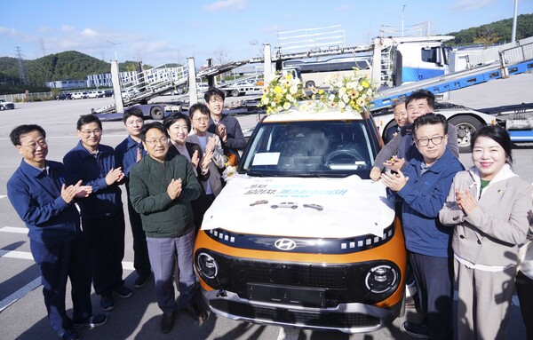 GGM 캐스퍼 전기차(EV) 수출기념식 / 사진 = 광주광역시