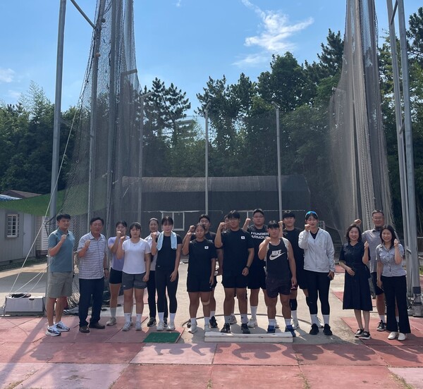 목포시, 육상투척 국가대표 후보선수단 합숙훈련 유치 / 사진=목포시