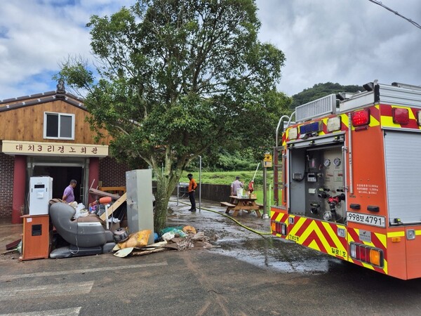 집중호우 피해 복구 지원 / 사진=전라남도