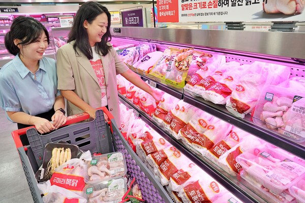 롯데마트 제타플렉스 잠실점에서 보양식을 쇼핑하고 있는 모습 / 사진=롯데쇼핑