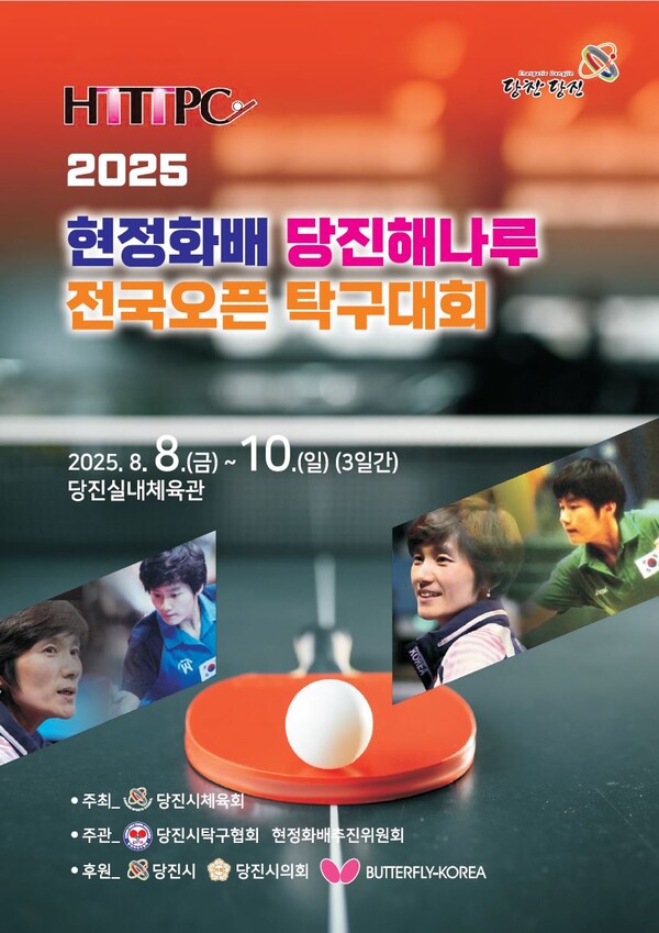현정화배 탁구대회 포스터 / 사진=당진시