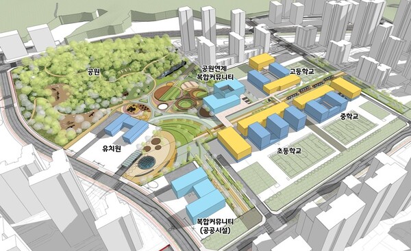 경기도 첫 ‘캠퍼스형 학교·공원’ 조감도 / 사진 = 경기도