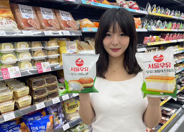 GS25가 선보인 서울우유 디저트 시리즈의 누적 판매량이 출시 3개월 만에 300만 개를 돌파했다. / 사진=GS리테일
