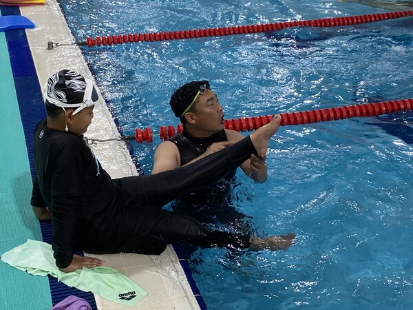 여름방학 어린이 수영 특강반 / 사진=장수군