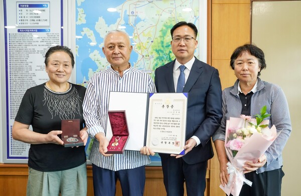 화랑무공훈장 전수식 / 사진=목포시