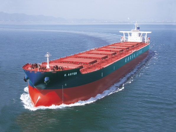 대한해운 벌크선 케이 아스터(K.ASTER)호. 사진=SM그룹