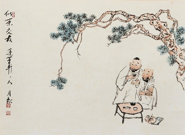 서대천 개인전‘월송 수묵화展’전시 작품 / 사진 = 목포시