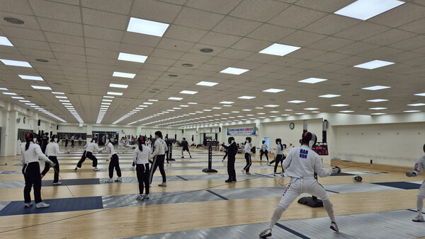 대한민국 펜싱의 미래_익산에서 담금질 시작(올해 2월 동계 전지훈련) / 사진=익산시