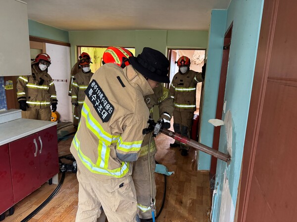 건물 붕괴 대응 훈련 / 사진=광주광역시