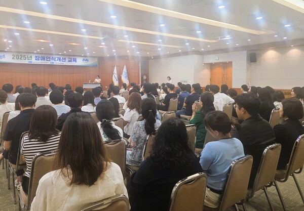 장성군 장애 인식 개선교육 현장 / 사진 = 장성군