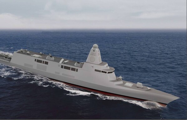 한화오션 KDDX조감도. 사진=한화오션