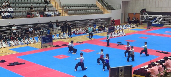 지난 13일 나주종합스포츠파크 다목적체육관에서 ‘2025년 국무총리배 전국 생활체육 태권도대회’가 성황리에 열렸다 / 사진 = 나주시