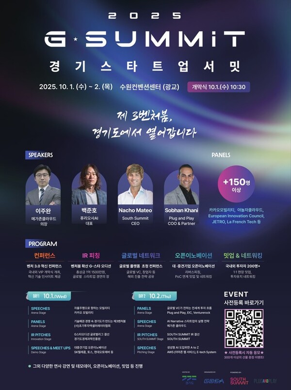 [G－SUMMIT] 홍보 포스터 / 사진 = 경기도