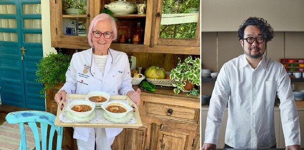 VIRI 셰프(스페인)와 니시므로 셰프(일본) / 사진 = 전라남도