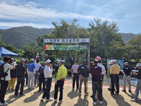 제1회 전민일보배 파크골프대회 / 사진 = 진안군