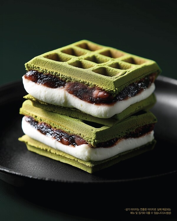 말차 DIY와플 / 사진=이랜드