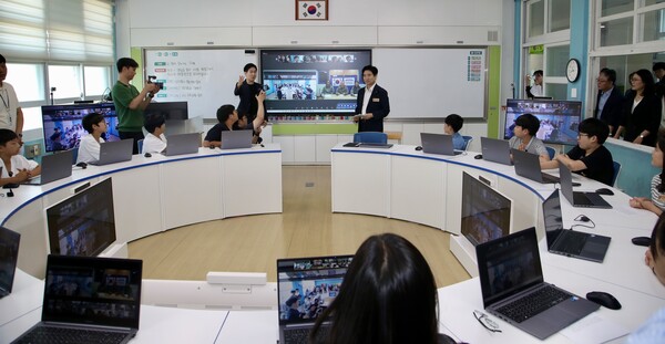 화순오성초_2030미네르바_교실_수업 / 사진=전라남도교육청