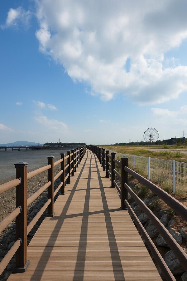 해안둘레길 데크 산책로 / 사진=당진시