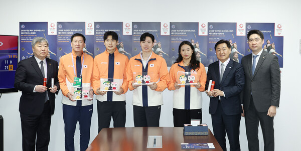 2025 익산 빅터 코리아마스터즈 배드민턴선수권대회 배드민턴 국가대표 격려 / 사진=전북특별자치도