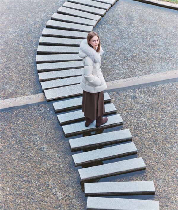 이랜드 클라비스, 25FW 패딩 컬렉션 화보 / 사진=이랜드