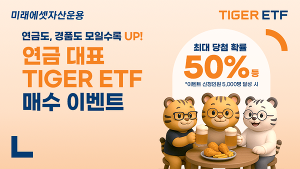 TIGER ETF 연금 계좌 매수 이벤트 / 사진=미래에셋자산운용