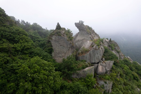 보성군, 오봉산 용추동과 칼바위 일원 명승 지정_오봉산 칼바위 / 사진=보성군